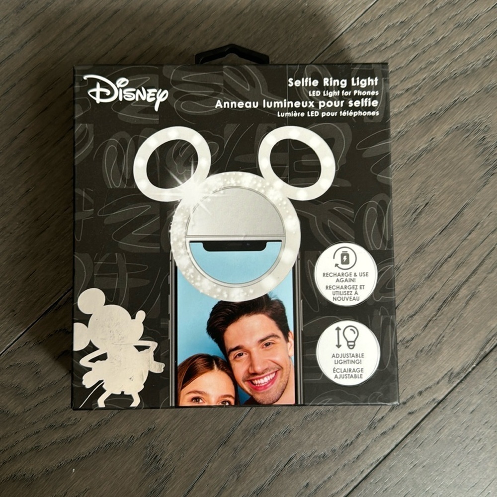 Disney Mickey Mouse Selfie Ring Light - BRAND NEW